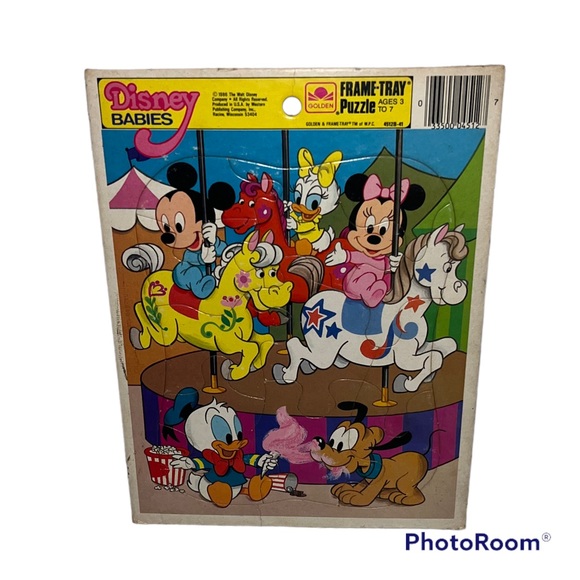 Disney Babies 1986 frame-tray puzzle ages 3-7 vintage